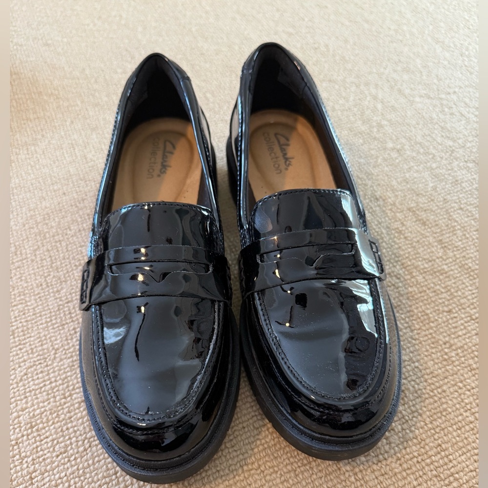 Clarks Westlynn Ayla loafer in patent leather